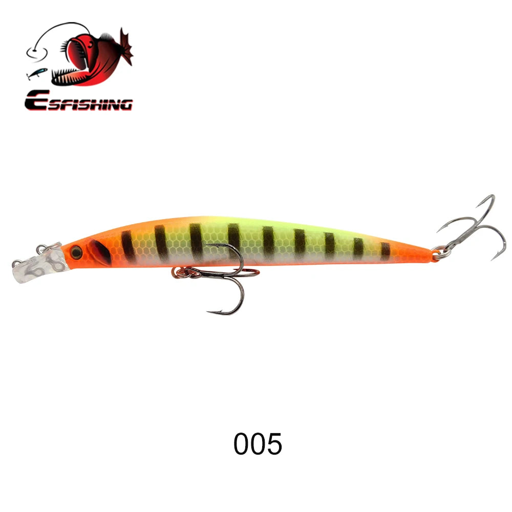 ESFISHING Fishing Lures Floating Minnow Sharp Shovel 120mm10g Dive 0.2-07m Leurre Soupl Baits Two Depth for Choosing Top Water