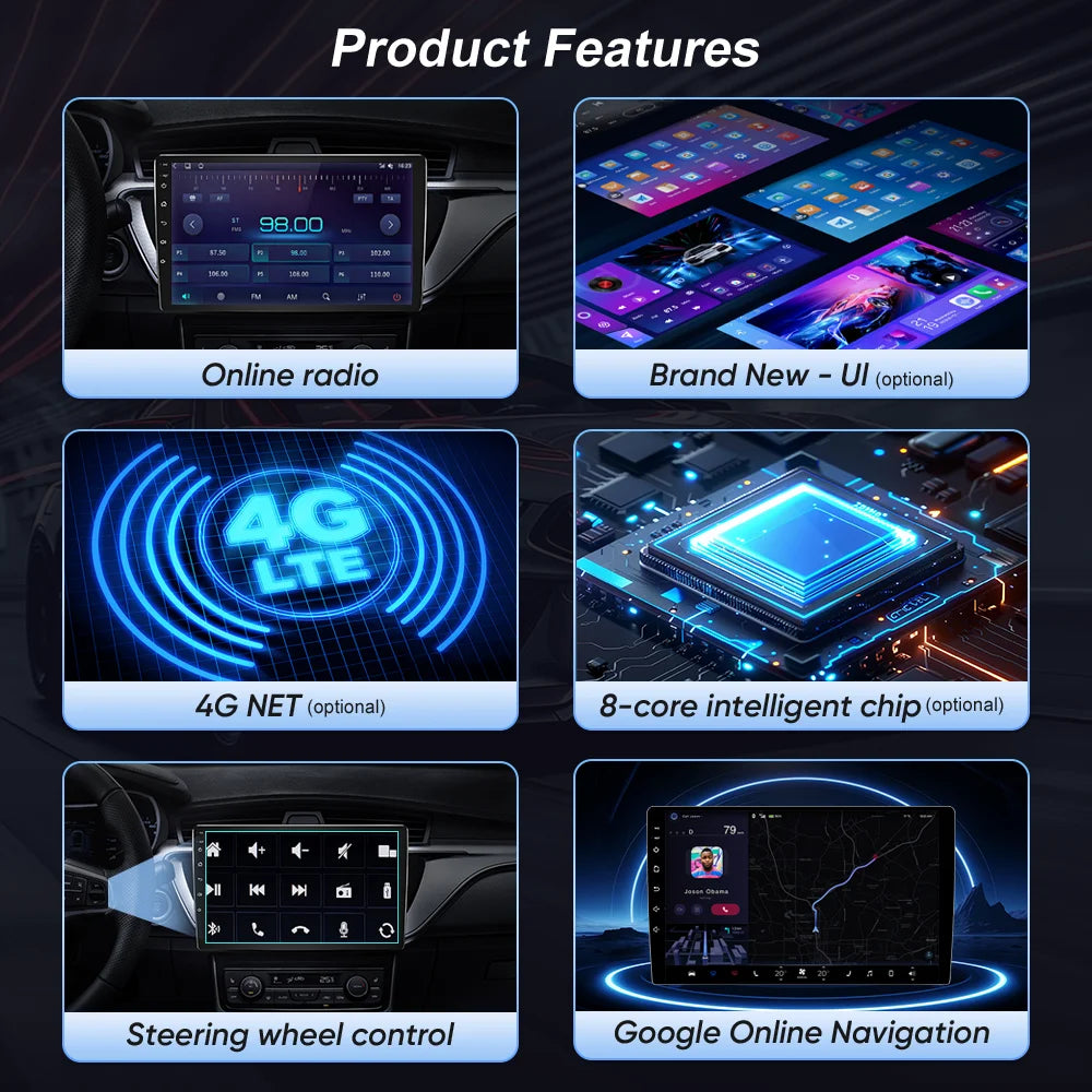 Android Car DVD Radio Stereo For Chevrolet Spark 2010 2011 2012 2013 2014 Auto Multimidia Player GPS Navigation 4G Carplay 2DIN