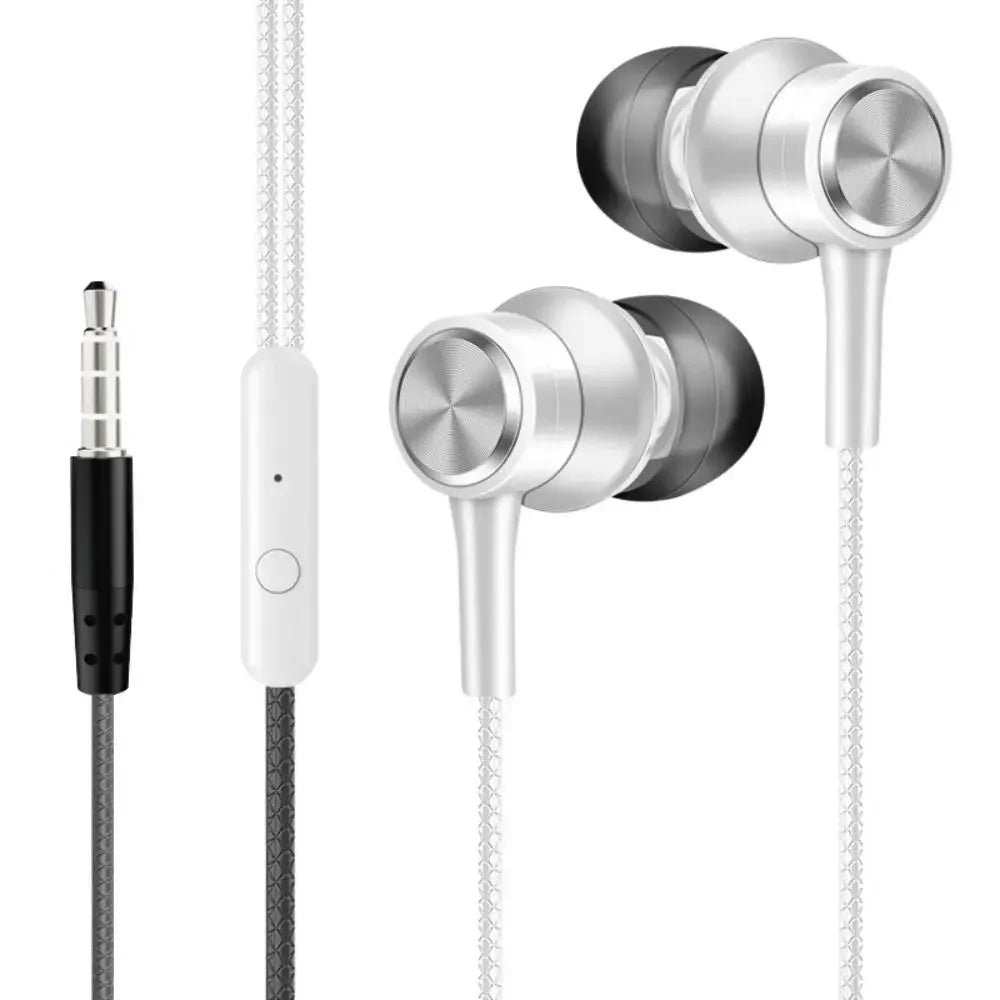 Stereo In-ear Headphones Portable High Definition 3.5mm Earphone Deep Bass Noise Canceling Music Earphones