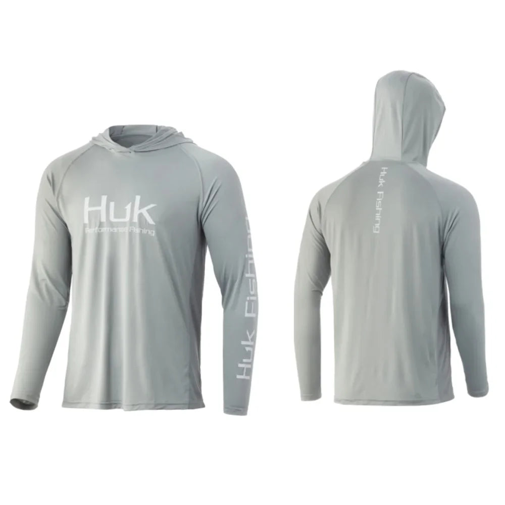 Summer Fishing Clothes Mens Long Sleeve Hoodie Jersey Camisa De Pesca Light Color Fishing Shirts Uv Protection Quick Dry Tops