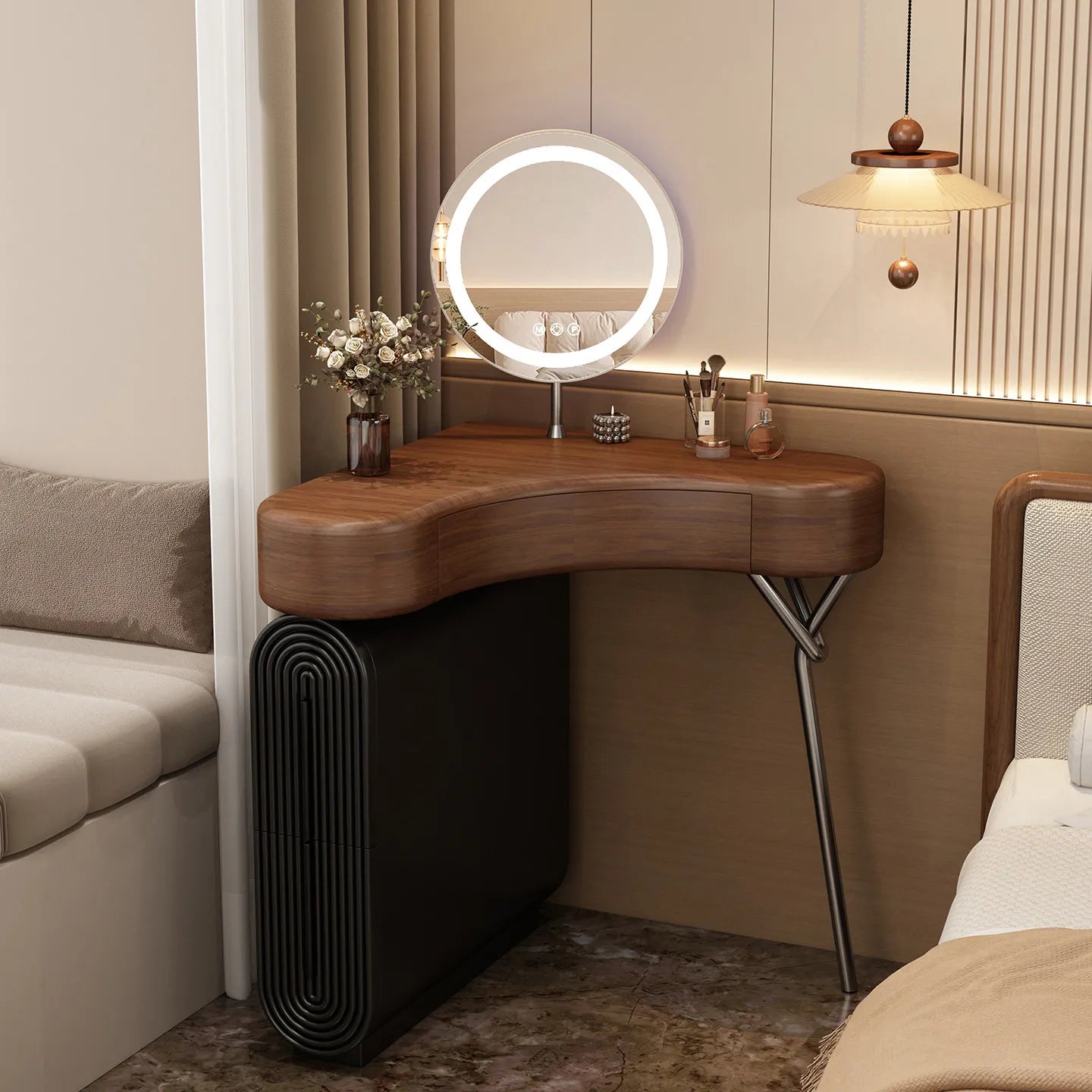 Modern Aesthetic Vanity Table Luxury Decoration Interior Design Cheap Dressing Table Fashion Comoda Pra Quarto Trendy Furniture