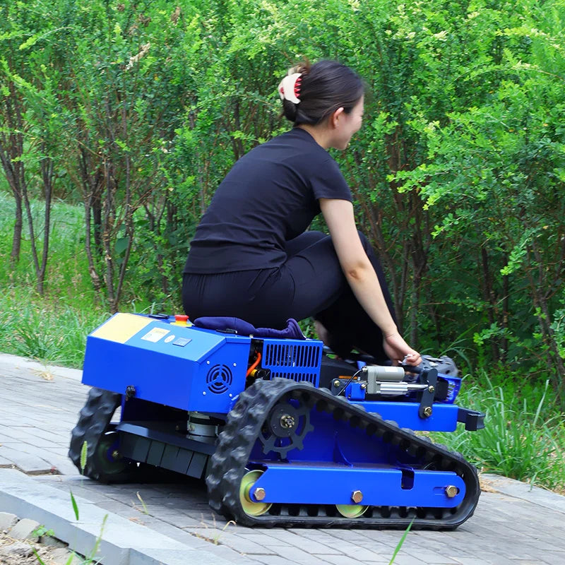 Customized Remote Control Self Propelled DIY Mower AWY-550 Crawler All-terrain with Simple Operation and High Efficiency CE EPA