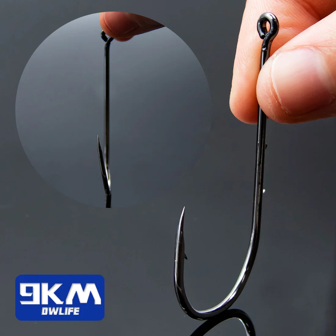 9KM Baitholder Fishing Hooks Sea Barbed Fishing Lures Shank Beak Live Bait Holder Carp Fishing Jig Worm Hooks Accessories Tackle