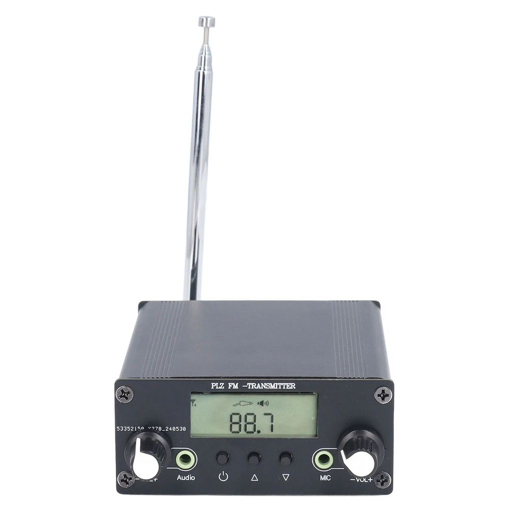 Stereo FM Transmitter FM Radio Stereo Mini Radio Station for Theater Home Library Parking lot Church FM Broadcast Transmitter