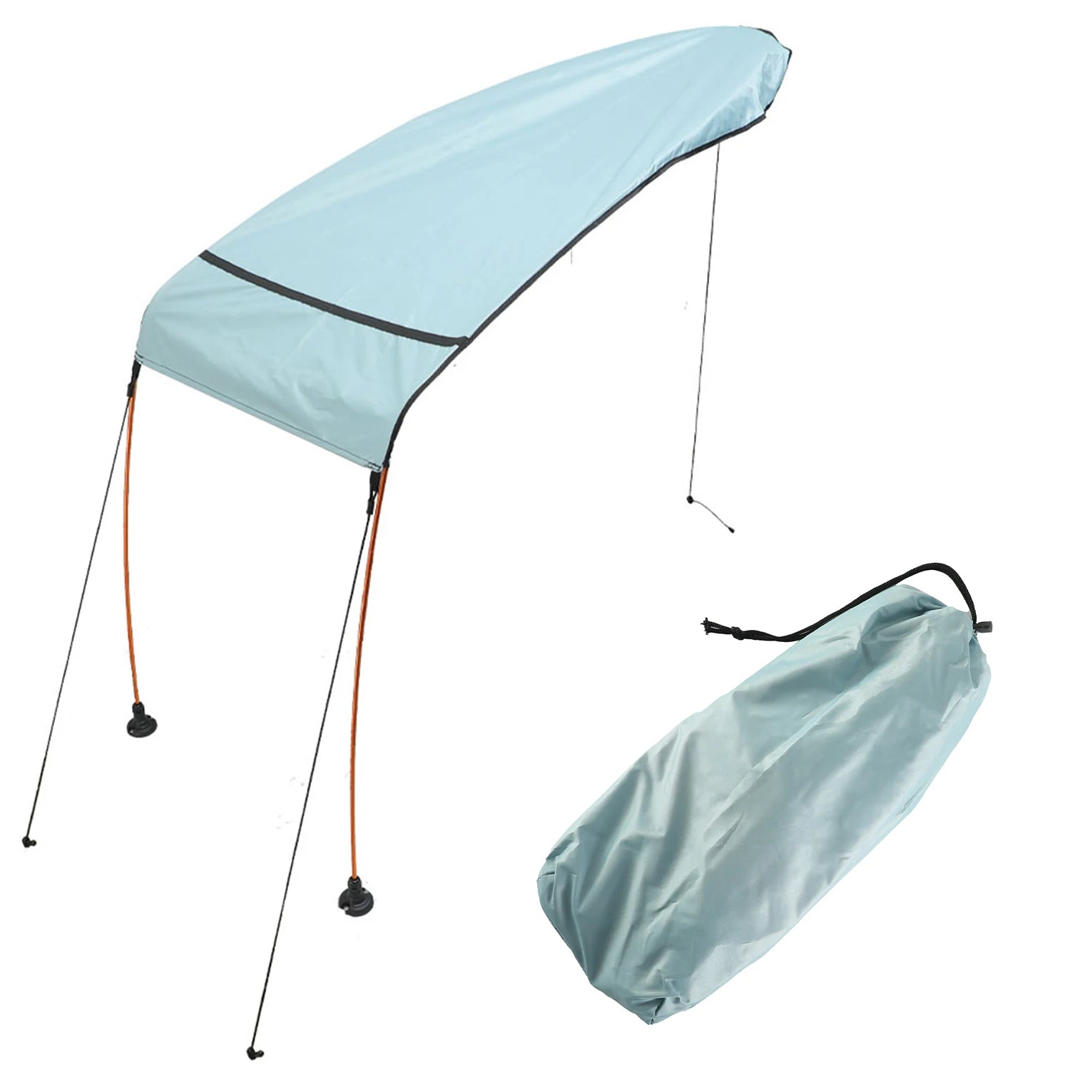 Kayak Canopy,Waterproof Sun Shade Canopy for Single Person,Kayak Sunshade Awning Top Cover, Universal Canoe Shade
