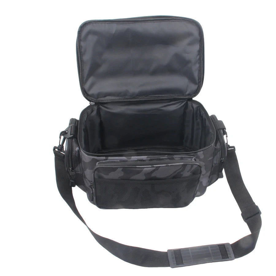 Fishing Tackle Bags Saltwater or Freshwater with Padded Shoulder Strap Fishing Gear Bag Tool Bag