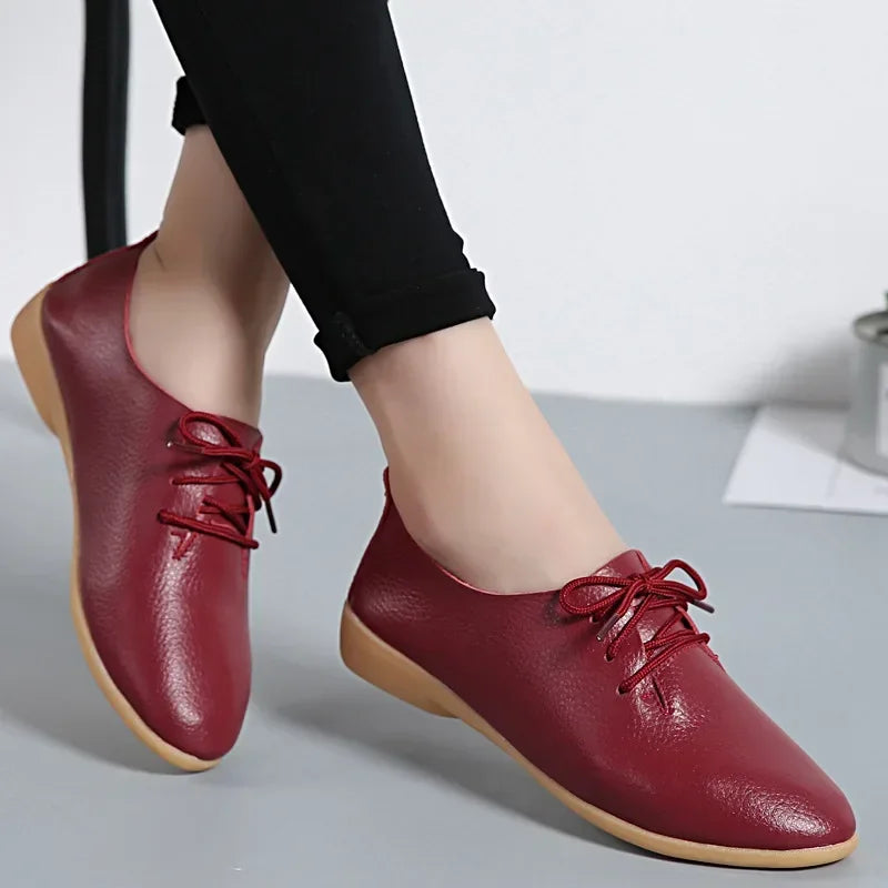 New Moccasins Shoes for Women Brand Women Shoes High Quality Soft Comfortable Casual Shoes Plus Size 35-44 Zapatillas De Mujer