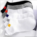 10pieces=5pair/lot Summer Cotton Man Short Socks Fashion Breathable Man Boat Socks Comfortable Casual Socks Male White Hot