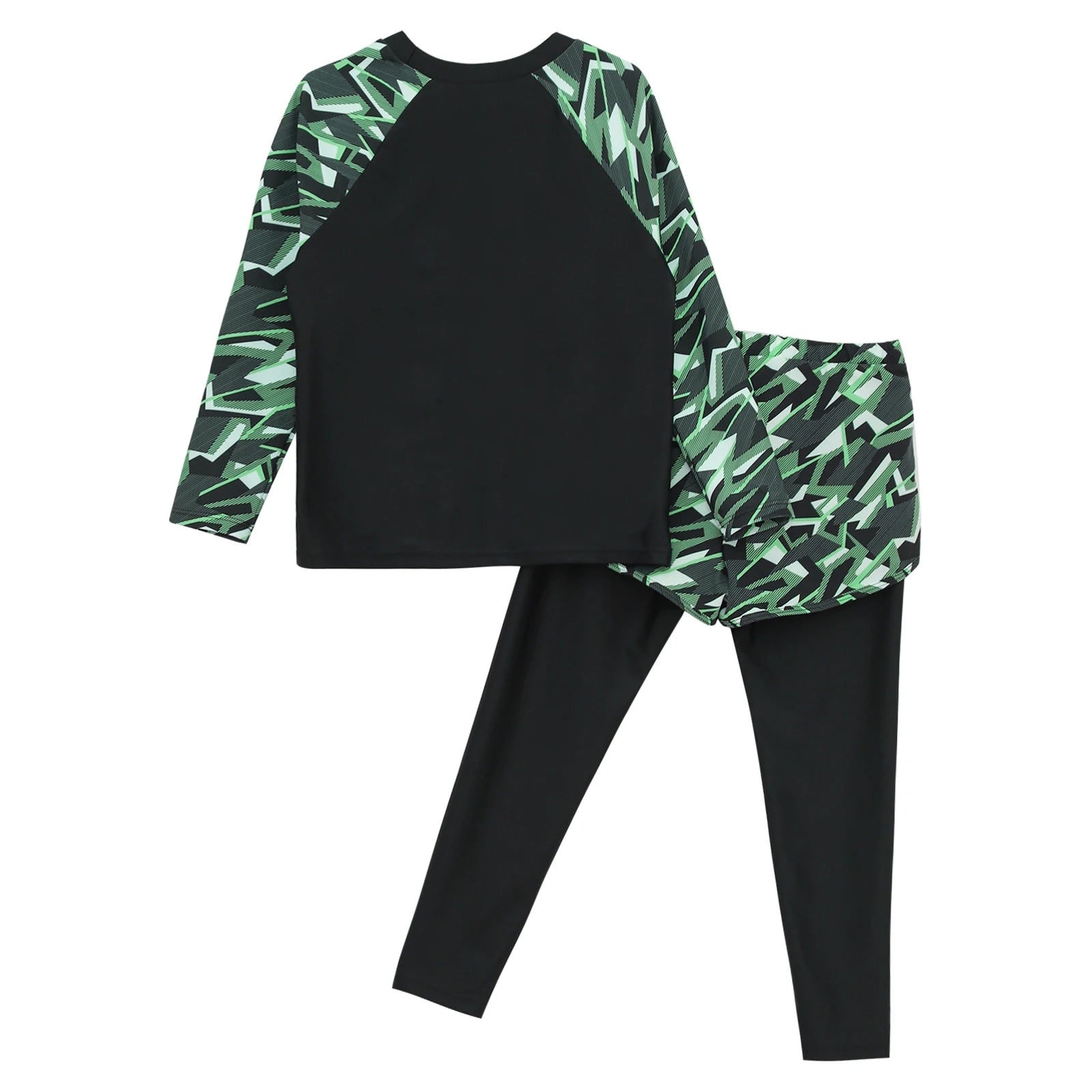 Boys Two Piece Swimsuits Bathing Suit Rash Guard Kids Child Long Sleeves Swim Shirts with Pants Swimwear Sets UPF 50+ Rash Guard