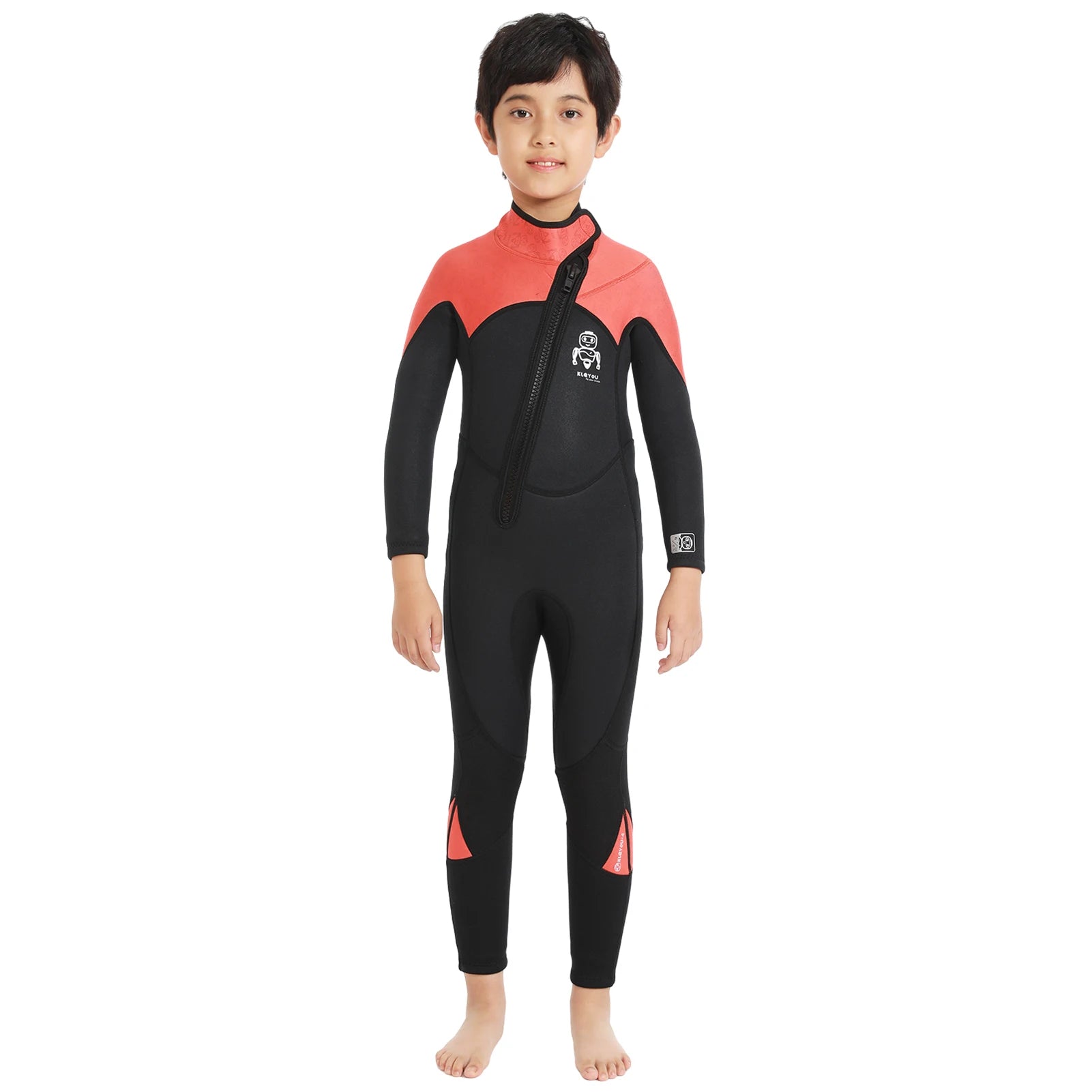Kids Surfing Wetsuit,Children's Neoprene Thick Swimsuits,Underwater Diving Suits Boys Jellyfish UPF50+ Swimwear Bathing Clothing
