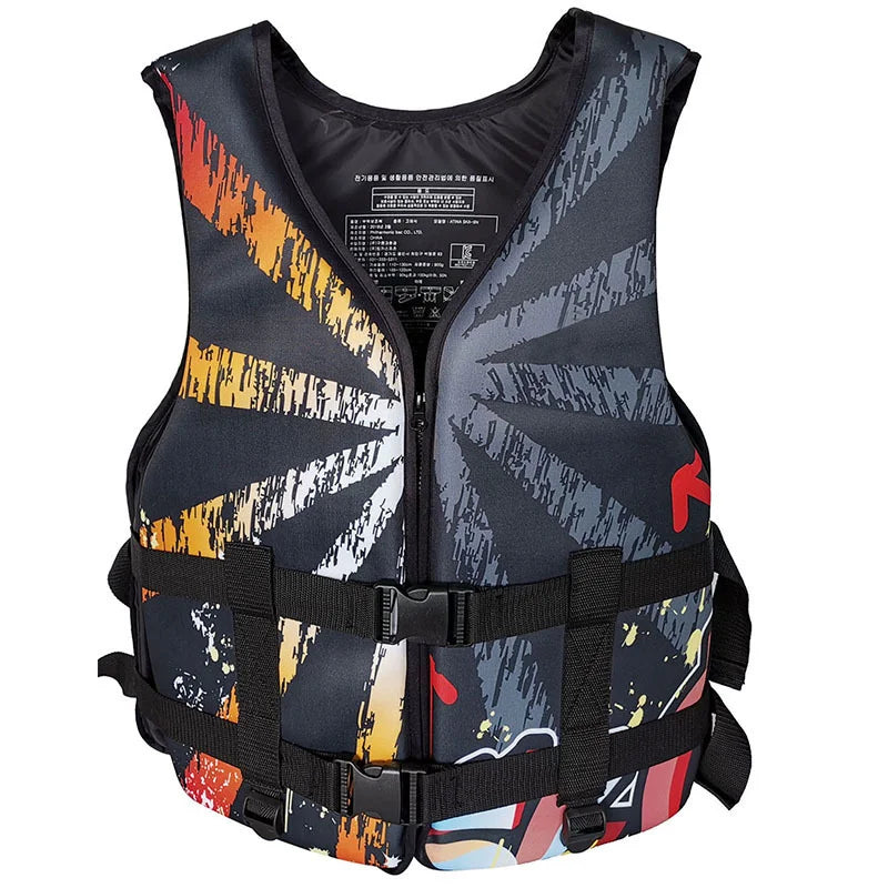 Life Jacket Vest For 50-260LB Adults And Kids,Water Sports Buoyancy Aids Suitable For Fishing,Sailing,Surfing,Boating,Kayaking