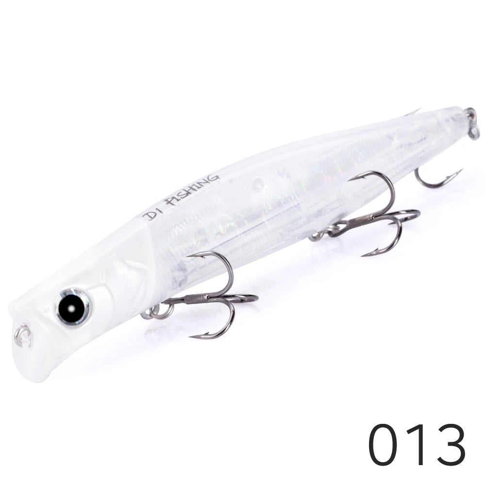 D1 Topwater Poppers Fishing Lures KAGELOU 124F/100F Surface Hard Baits Saltwater Wobblers Seabass Pike Pesca 2020 Fishing Tackle