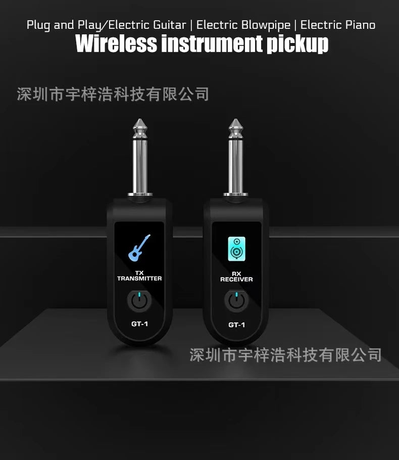 K007 New Musical Instrument Wireless Transmitter and Receiver, Instrument Pickup, Guitar Wireless Transmitter and Receiver, Electric Blowpipe Wireless Transmitter and Receiver, Bass Wireless Transmitter and Receiver, Supports