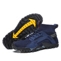 Men's Wading Sneakers High-Top Lightweight Slip Resistant Hiking Shoes Outdoor Breathable Mesh Ankle Boots Male Fishing Footwear