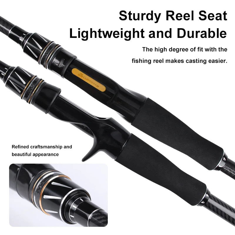 CRAZY MAN XH Fishing Rods 10-45 Lure Weight Powerful Pike Snakehead Rod Spinning 2.2M XF Action Giant Rod