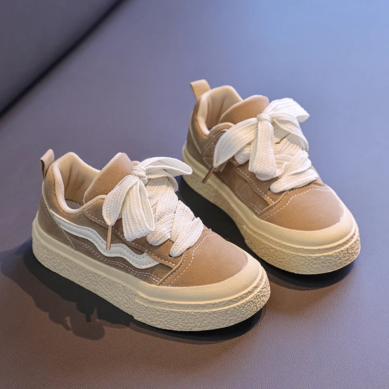 Kids Sneakers Fashion Round Toe Comfortable Fashion Non-slip Sports Shoes for Toddlers Children Soft Soled Casual Versatile Shoe