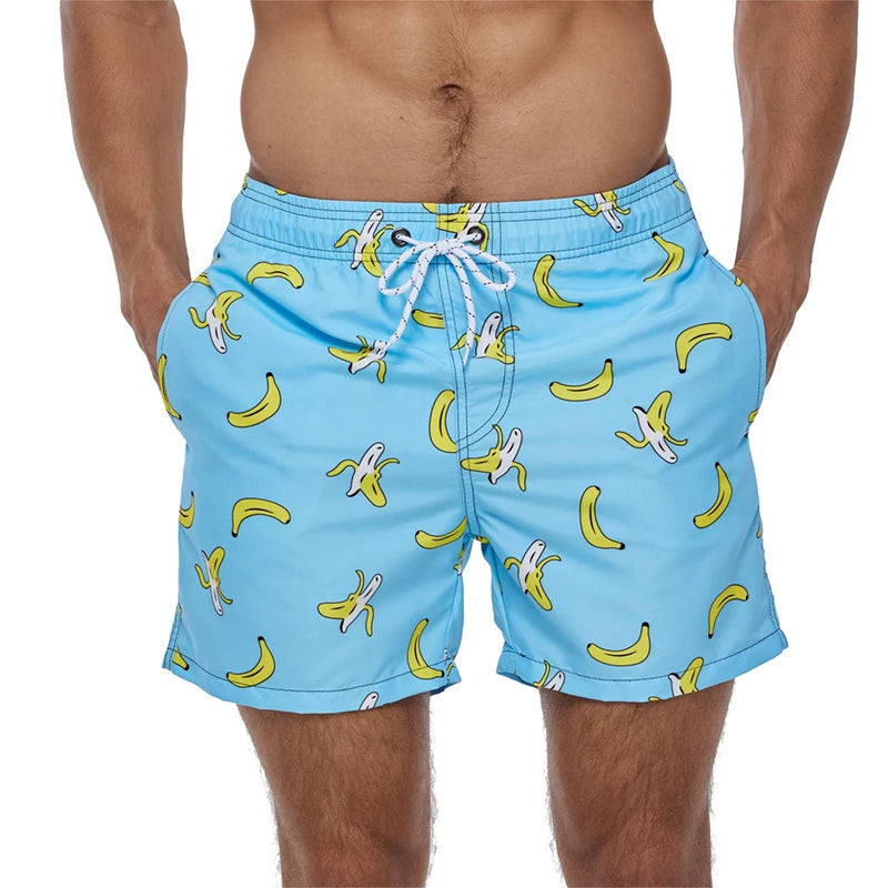 DATIFER 2026 Summer Men's Sports Short Beachwear Shorts Para Hombre Surfing Swimming Trunks Bathing Fitness Swimsuits