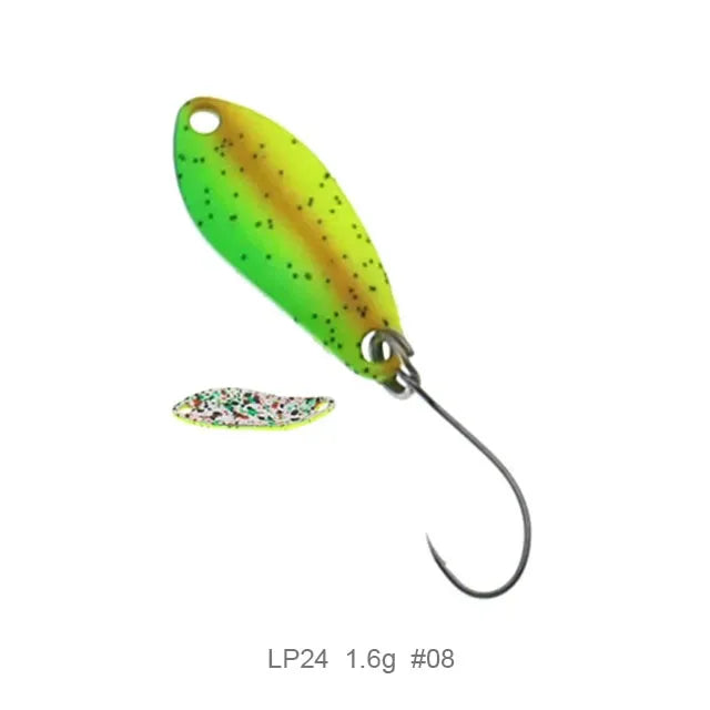 Fishing  Spoon Trout Lures1.5g 25mm UV Colors Ultralight Fishing Tackle Freshwater Artificial Bait