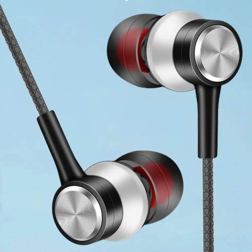 Stereo In-ear Headphones Portable High Definition 3.5mm Earphone Deep Bass Noise Canceling Music Earphones