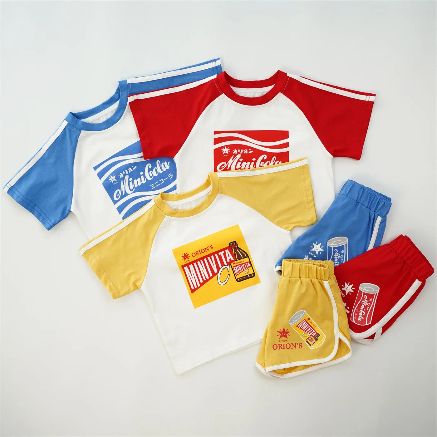 2026  Kids Summer Clothes Set Cartoon Toddler Cartoon T-Shirt + Shorts Baby Boy Girl Matching Outfits Comfortable Preschool Wear