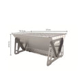 Outdoor Camping Barbecue Grill Heating Stoves with BBQ Grill Plate Portable Folding Stainless Steel Barbeque Cooking Stove
