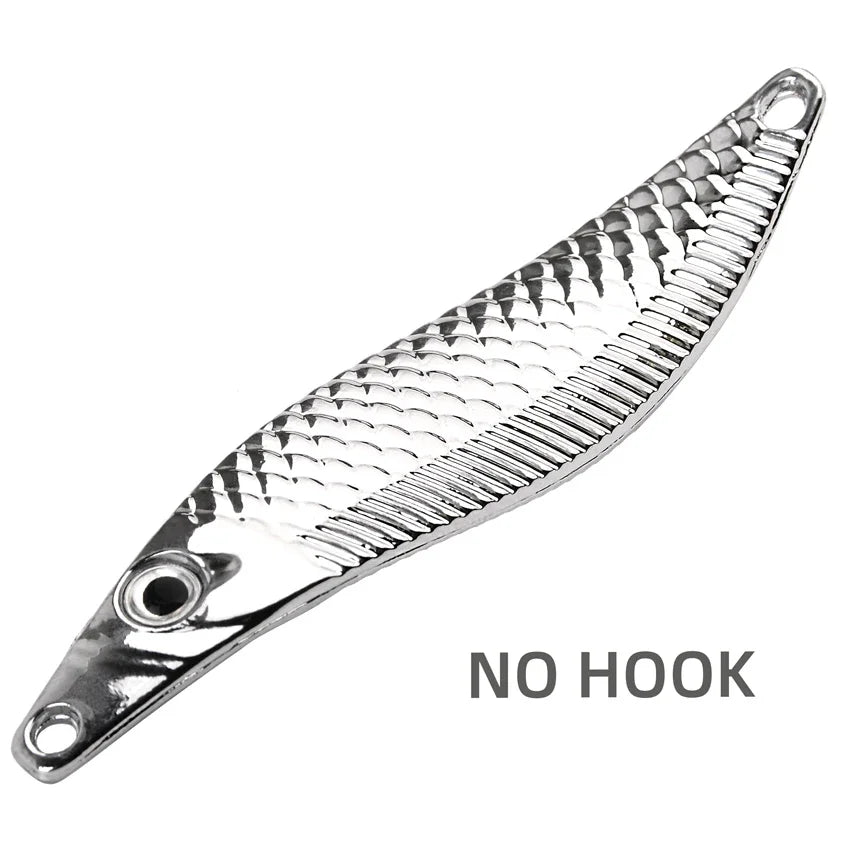 1PC 7g-20g Metal VIB Leech Spinners Spoon trout fishing Lures Artificial Bait Saltwater Trolling Wobblers Night Fishing Tackle
