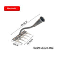 8/7/6/5teeth Garden Weeding Rake Heavy Duty Metal Gardening Hoe Weeding Rake Farm Tool for Gardening Weeding Loosening Soil Rake