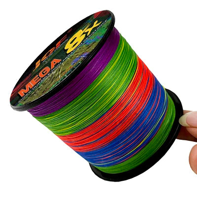 JOF Lure Braided Fishing Line 8 Strands 300M 500M Multifilament Fly PE Wire 18LB-78LB Strong Cord for Sea Bass Carp Accessories