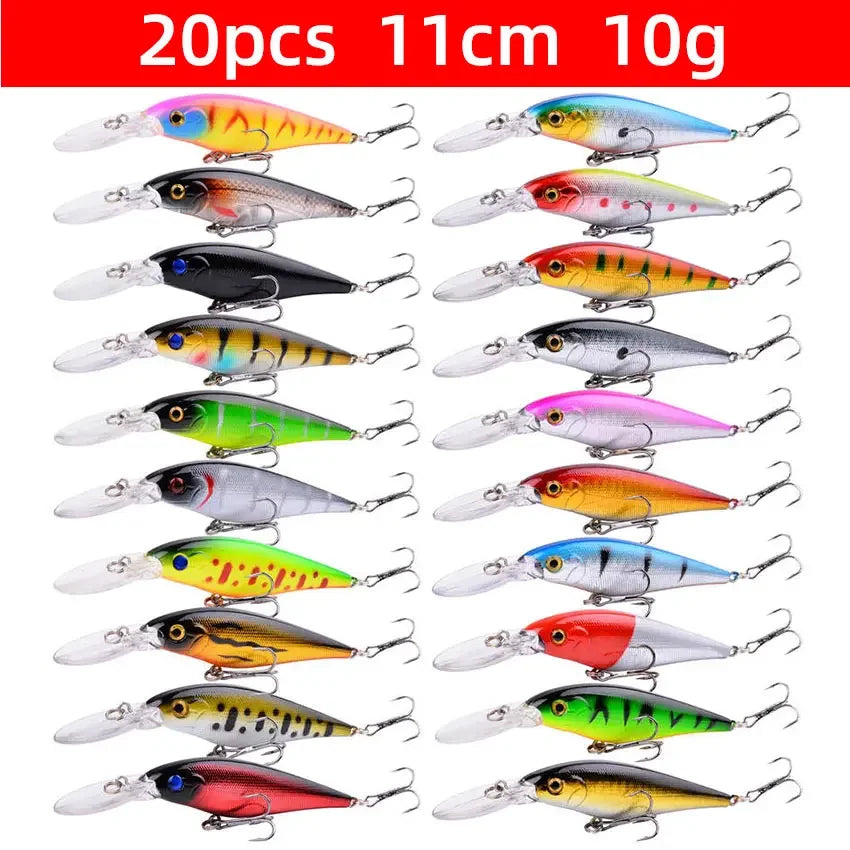 Fishing Lure Kit Fresh/Salt Water  Wobbler Set Crankbaits Isca Artificial Hard Bait Wobblers For Bass Fishing Goods Tackle
