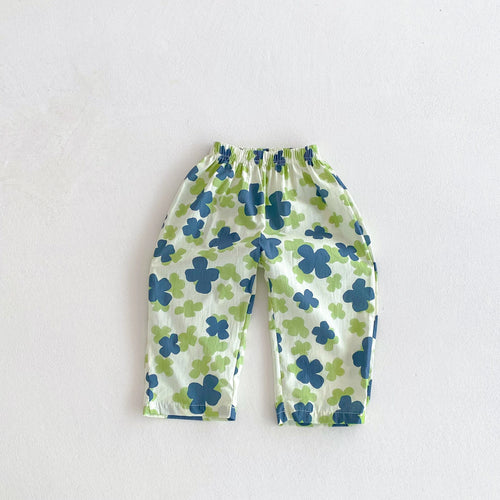1-6 Year Old Kids Clothing Summer Thin Casual Trousers Fashion Korean Style Children Haren Pants Toddler Costume Child Long Pant