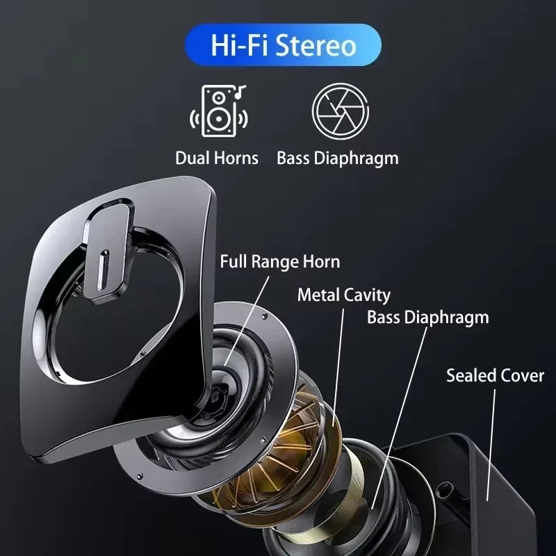 Small Computer Speakers Home Stereo Subwoofer Surround Sound 3.5MM AUX Music Player for Mini Desktop Laptops