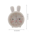 Cute Cartoon Cat Alarm Clock Silicone Night Light Silent Table Clock Kids Bedroom Desktop Decorative Home Accessory Gift Ear