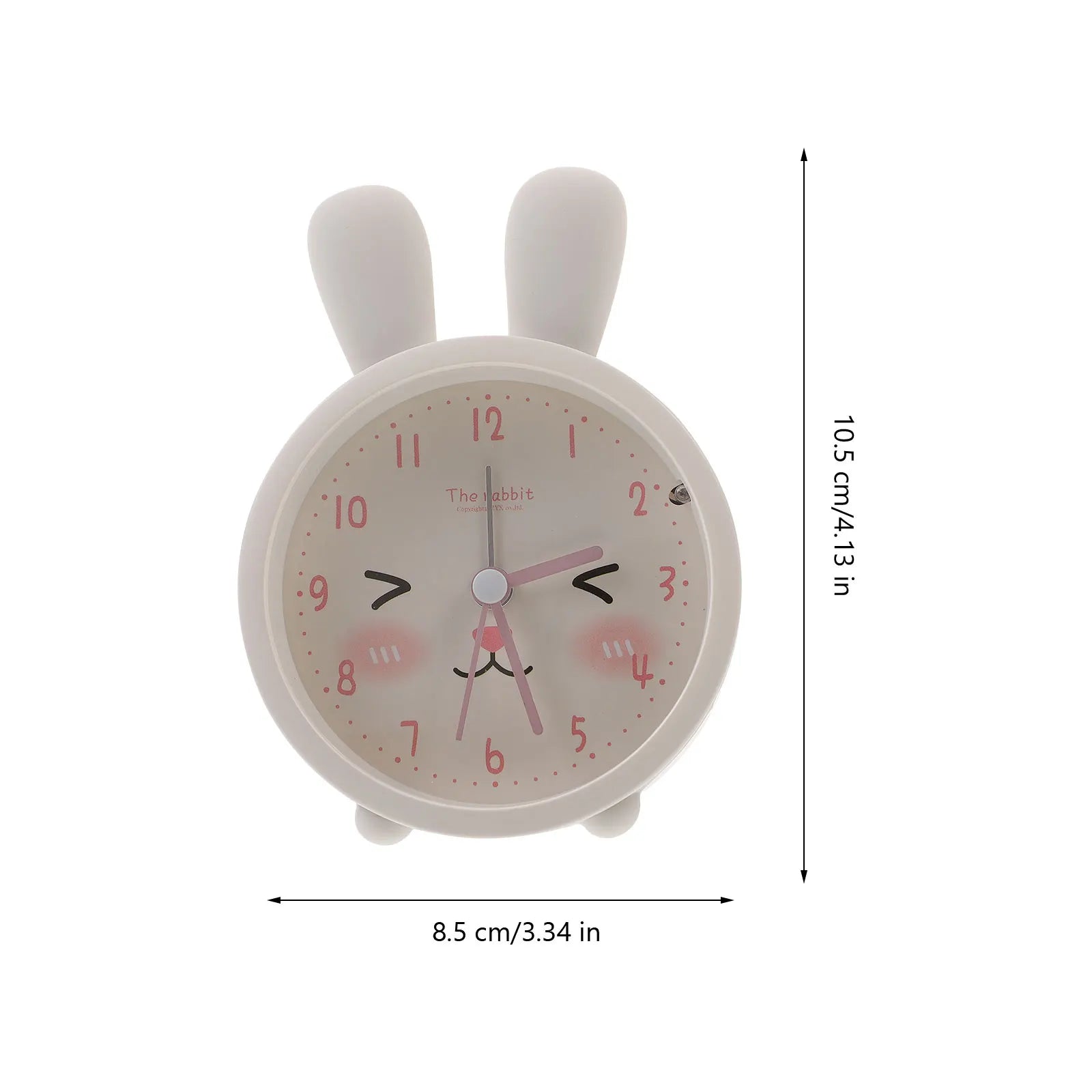 Cute Cartoon Cat Alarm Clock Silicone Night Light Silent Table Clock Kids Bedroom Desktop Decorative Home Accessory Gift Ear
