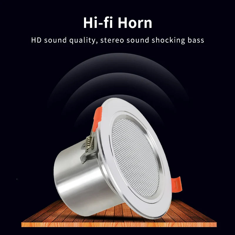 Home Audio System 4Ohm Sound Ceiling Speakers Background Music 10W Passive Wall Stereo Speakers For Bedroom Kitchen Home Theatre
