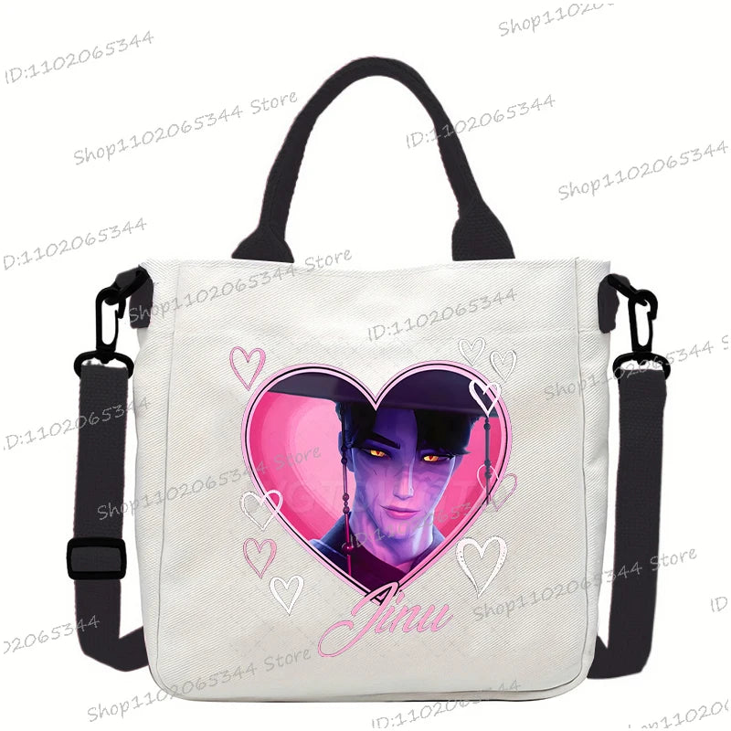 Fashion Woman Men Anime Cartoon Small Shoulder Bags Rumi Tiger Print Handbags Korean Ulzzang Student Crossbody Bag Gifts
