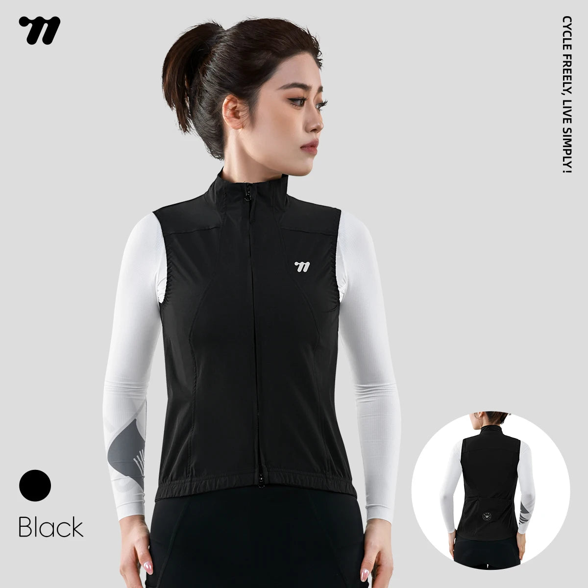 WEST BIKING Women's Cycling Vest Windproof Summer Sports Waistcoat Outdoor Running Fitness Sun Protection Sleeveless Clothing