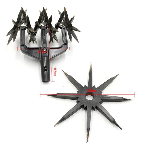 2025 New type soil-turning tool - grassland loosening device - garden loosening rotary tiller - soil loosening
