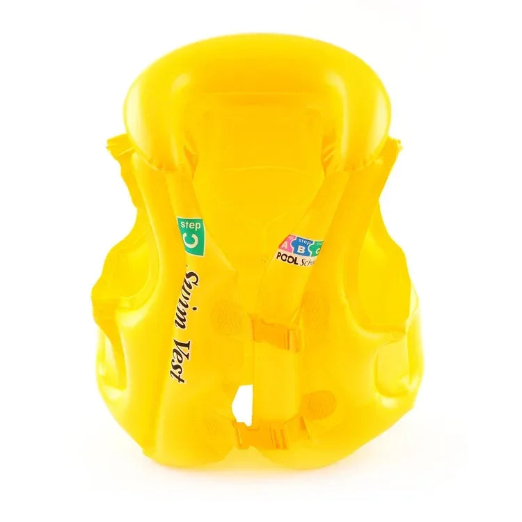 3-10 Age childs inflatable life vest Baby swimming jacket Buoyancy  PVC floats kid learn to swim boating safety lifeguard Vest
