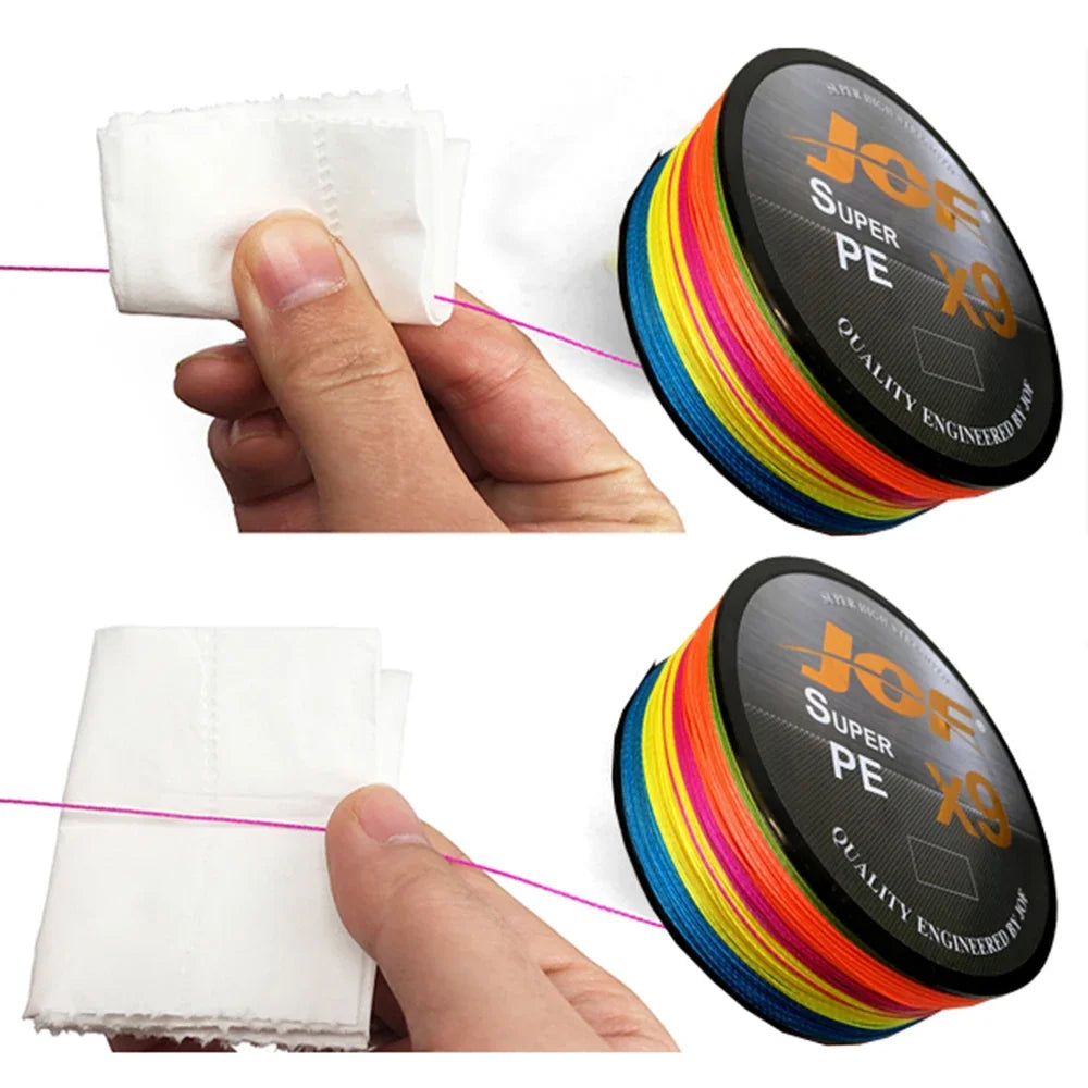 Braided Fishing Line 9 Strand 100M Spinning PE Multifilamento Japa Carp Fly Sea Saltwater Weave Extreme Pesca