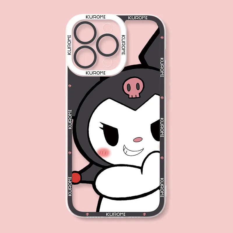 Sanrio Cute Cinnamoroll Lovely Phone Case For iPhone 17 Air 15 14 13 12 11 Pro Max 16 15 14 Plus Shockproof Soft Silicone Cover
