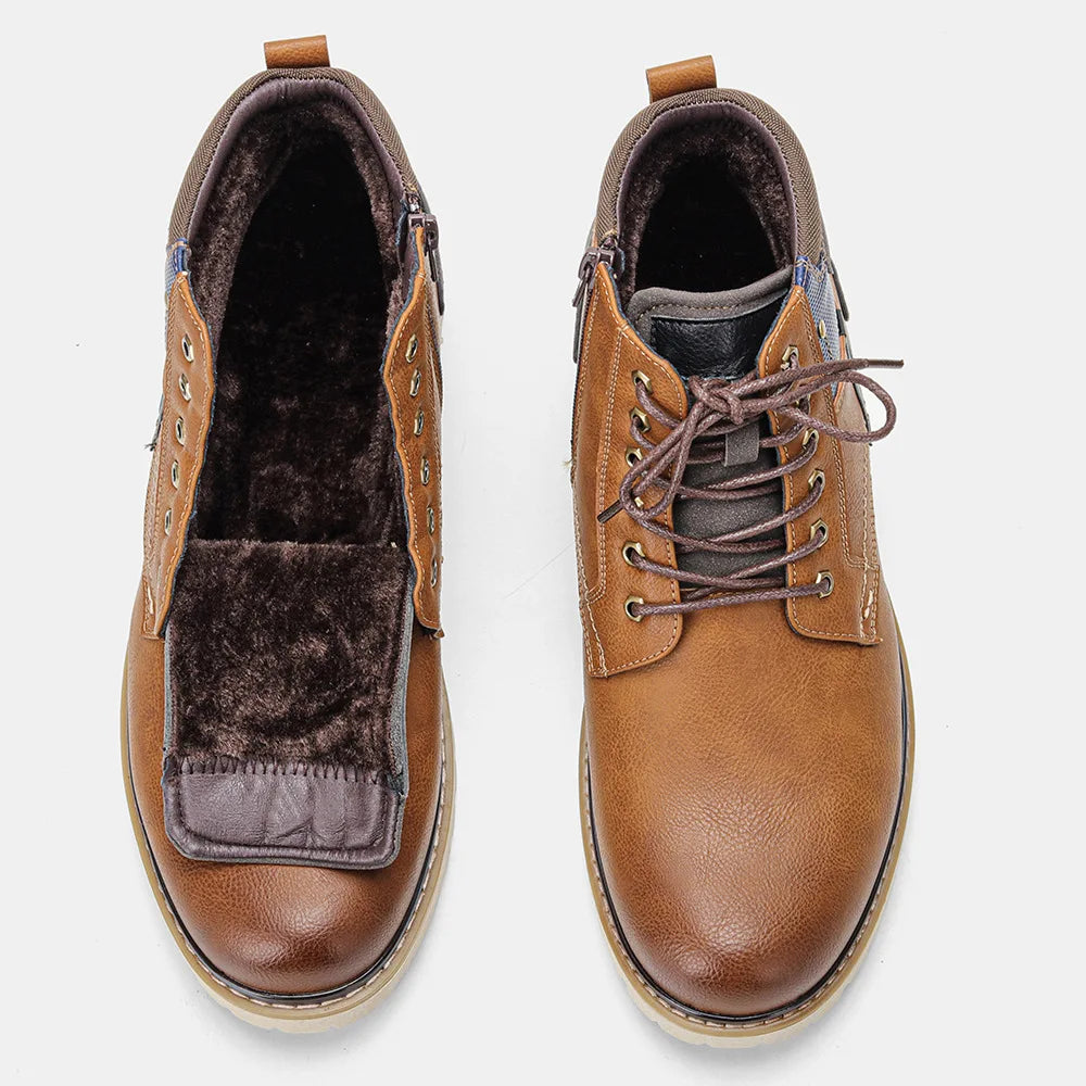 Men's Boots Retro Brushed Ankle Boots Men's Shoes Large Autumn and Winter Men's Boots Walking Shoes Women 2023 Shoes for Men
