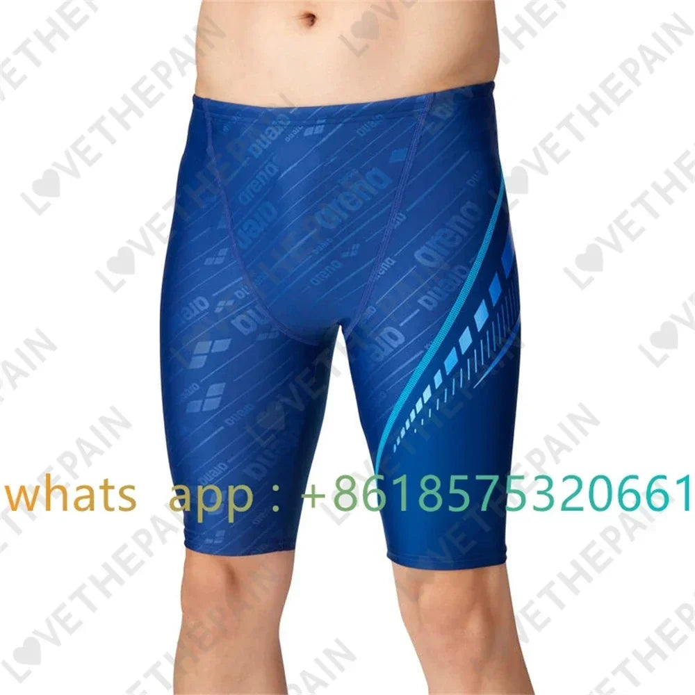 Mens Swimsuit Shorts Swimming Trunks Endurance Athletic Training Swimsuit Racing Shorts Beach Swimwear 2023 Surfing Swim Jammers