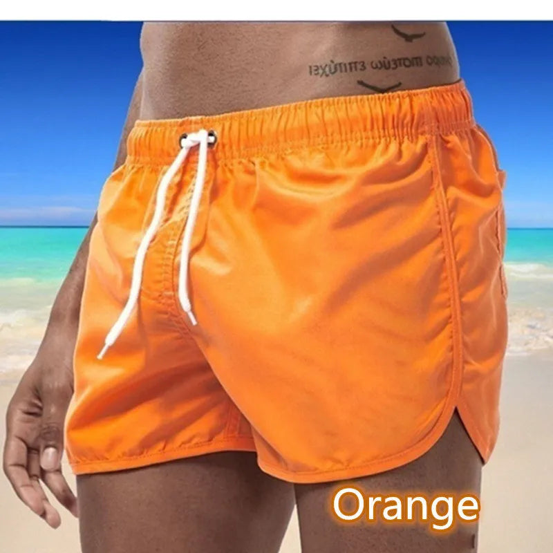 2025 New Man Swimwear Swim Shorts Trunks Beach Board Shorts Swimming Pants Swimsuits Mens Running Sports Surffing Shorts