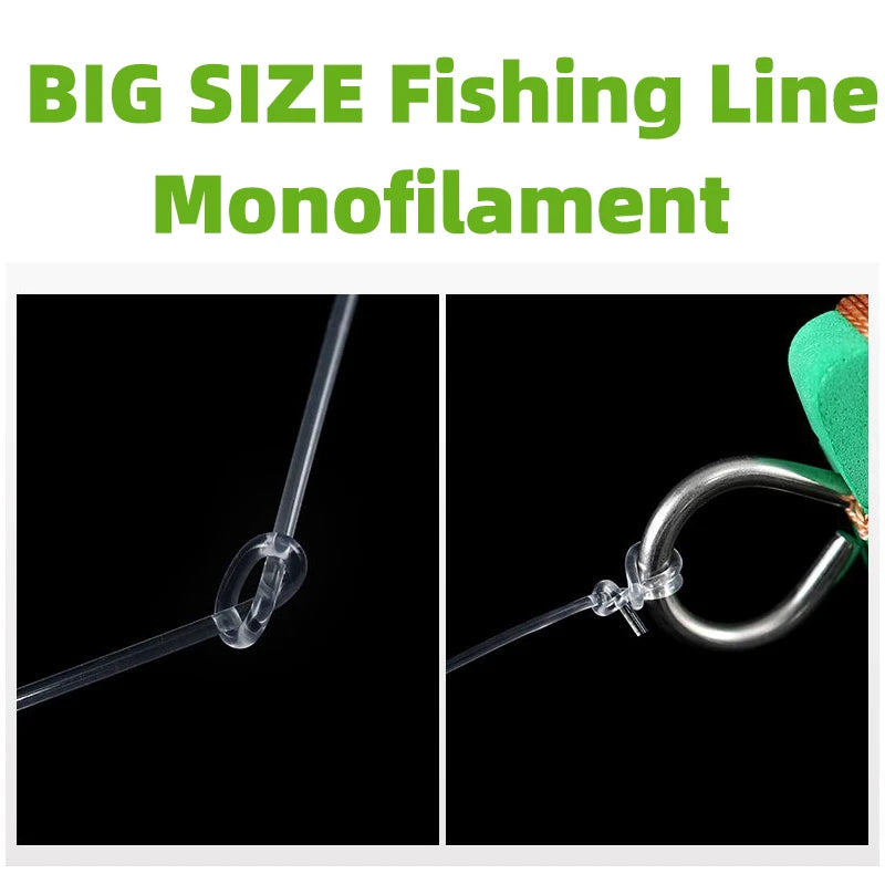 Fishing Line 500m Monofilament Nylon Sea Fishing Boat Fishing Big Fish Shark Line Freshwater Saltwater Fishing Supplies