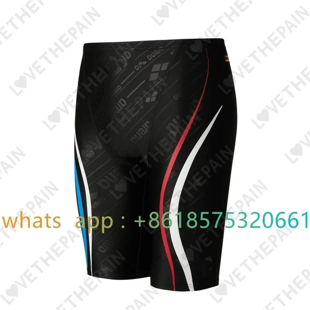Mens Swimsuit Shorts Swimming Trunks Endurance Athletic Training Swimsuit Racing Shorts Beach Swimwear 2023 Surfing Swim Jammers
