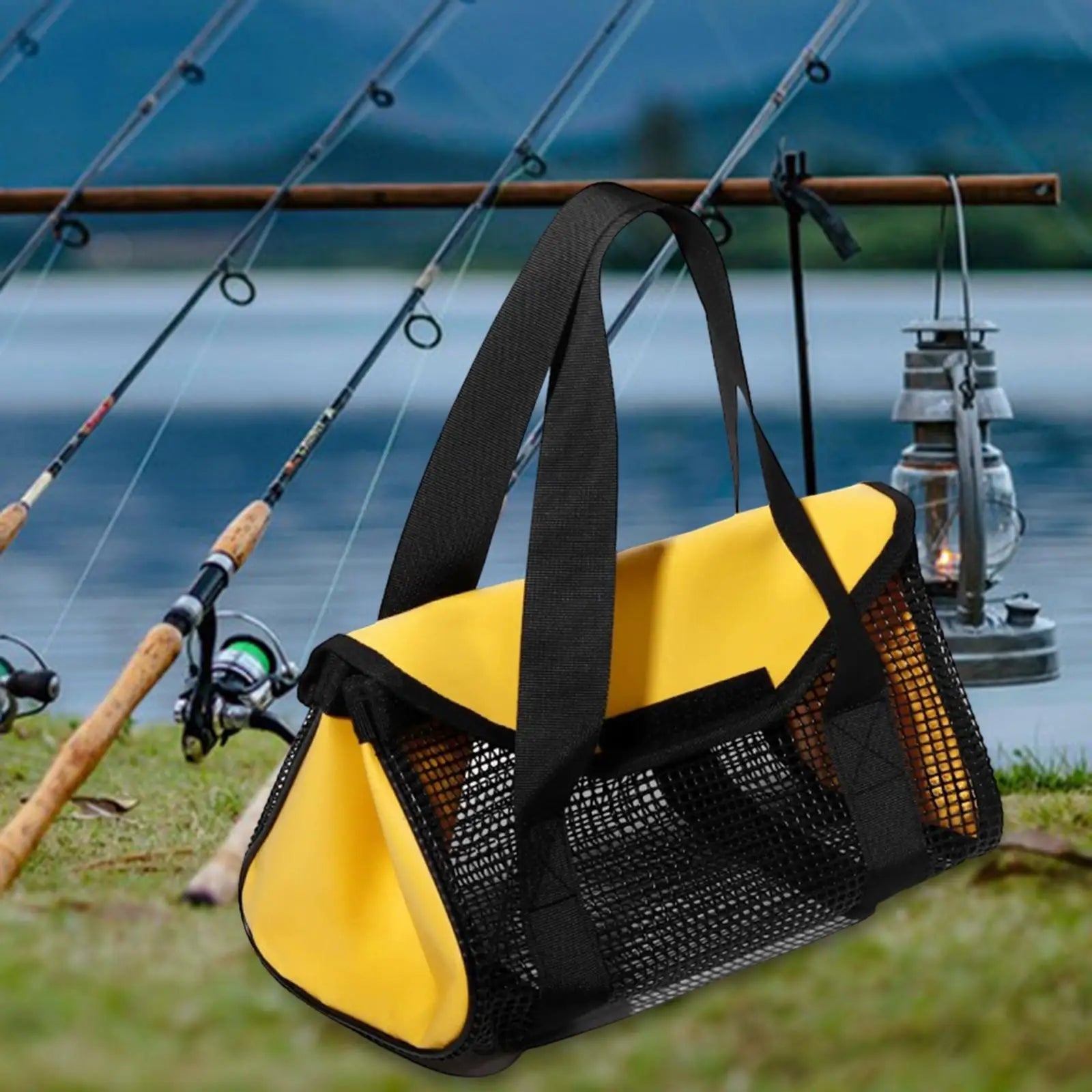 Fishing Lures Storage Bag Gear Freshwater Saltwater Protective Versatile Large Capacity Fishing Tackle Bag Fishing Jig Bag