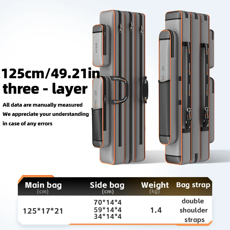 Fishing Tackle Bag, Durable Waterproof Fishing Gear Bag Portable Outdoor Storage Bag for Anglers