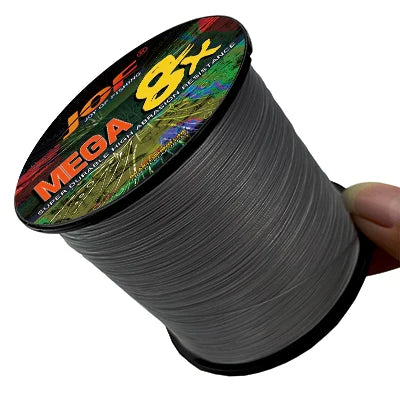 JOF Lure Braided Fishing Line 8 Strands 300M 500M Multifilament Fly PE Wire 18LB-78LB Strong Cord for Sea Bass Carp Accessories
