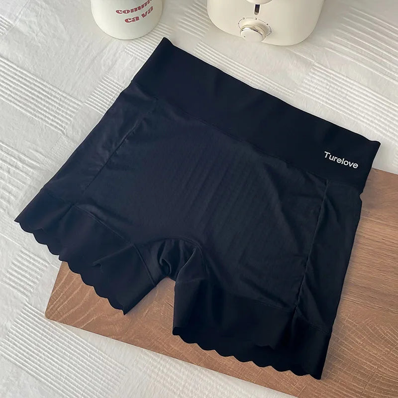 Women's Underwear Sexy Lace Panties High Waist Seamless Comfort Safety Pants Fashion Solid Color Girl Bottomed Boxer Pants