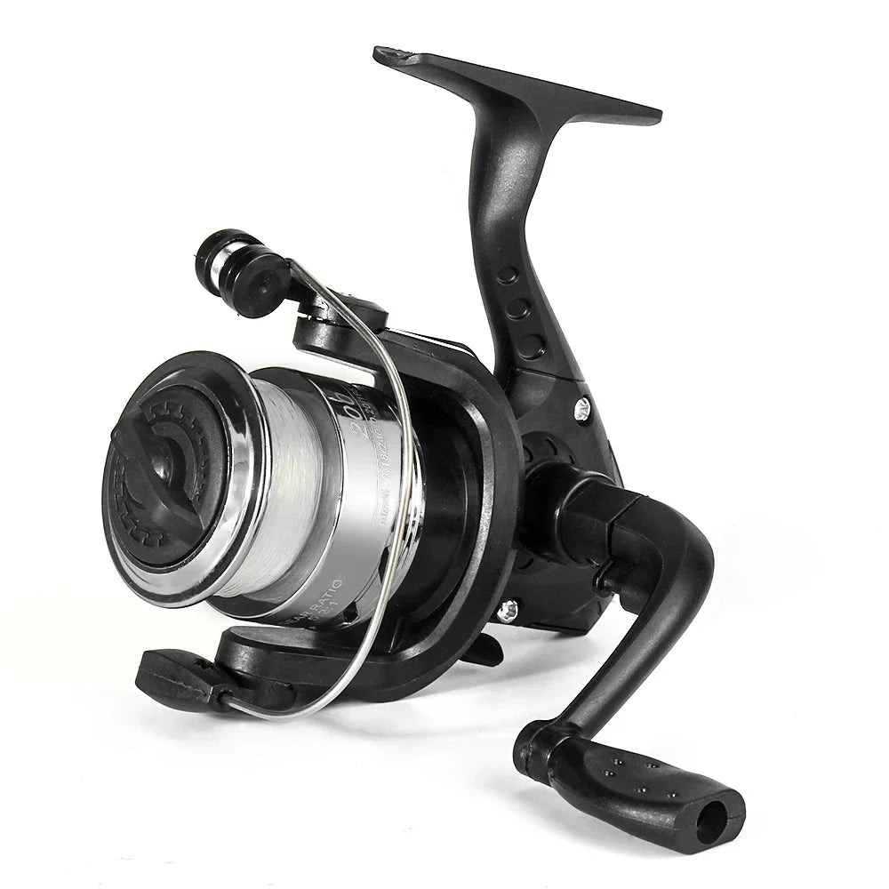 DNDYUJU Spinning Fishing Reel 5.2:1 Wheel Plastics Including Fishing Line Wheel Vessel Bait Casting Flying